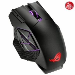 ASUS ROG SPATHA X KABLOLU/KABLOSUZ MMO OYUNCU MOUSE ROG MICRO SWITCH 12 TUŞ 18000 DPI LAZER SENSÖR AURA SYNC RGB