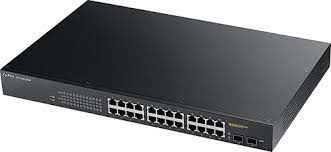 ZYXEL GS1900-24-EU0102F 24 PORT 24x10/100/1000 + 2xDUAL SFP L2 WEB YÖNETİLEBİLİR SWITCH