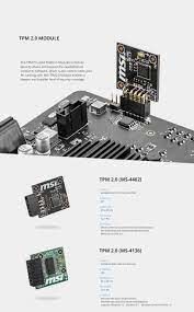 MSI TPM 2.0 MODULE(SPI)