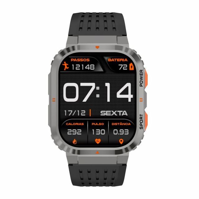 MIPO-S43-GEO-ORNGE S43 GEO AKILLI SAAT TURUNCU