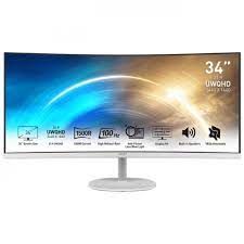 MSI 34 PRO MP341CQW 3440x1440 (UWQHD) CURVED 1500R VA 100HZ 1MS ANTI-GLARE BEYAZ MONITOR