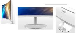 MSI 34 PRO MP341CQW 3440x1440 (UWQHD) CURVED 1500R VA 100HZ 1MS ANTI-GLARE BEYAZ MONITOR