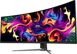 MSI 49 MPG 491CQP QD-OLED 5120x1440 (DQHD) 32:9 CURVE 1800R QD-OLED 144HZ 0.03MS ADAPTIVE-SYNC GAMING MONITOR