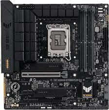 ASUS TUF GAMING B760M-E D4 Intel B760 LGA1700 DDR4 5333 DP HDMI 2x M2 USB3.2 AURA RGB 2.5Gbit LAN mATX ASUS TUF PROTECTION Armoury Crate AI Suite 3