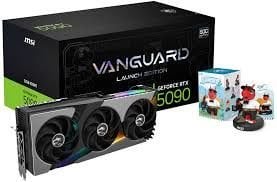 MSI VGA GEFORCE RTX 5090 32G VANGUARD SOC LAUNCH EDITION RTX5090 32GB GDRR7 512B DX12 PCIE 5.0 X16 (3XDP 1XHDMI)