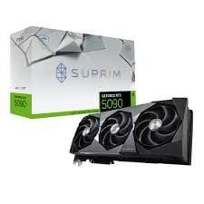MSI VGA GEFORCE RTX 5090 32G SUPRIM SOC RTX5090 32GB GDRR7 512B DX12 PCIE 5.0 X16 (3XDP 1XHDMI)