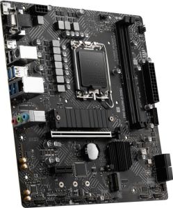 MSI PRO B660M-G DDR4 SOKET 1700 DDR4 4600(OC) PCI-E Gen 4 .M.2 USB3.2  1x 2.5G LAN mATX