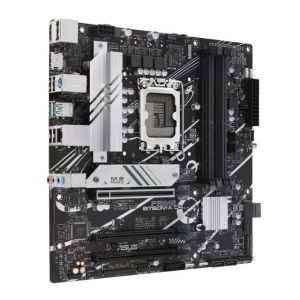 ASUS MB PRIME B760M-A D4 CSM Intel B760 LGA1700 DDR4 5333 DP HDMI 2x M2 USB3.2 AURA RGB 2.5Gbit LAN mATX ASUS 5X PROTECTION III Armoury Crate AI Suite 3 Asus Control Center Express Hediyelİ