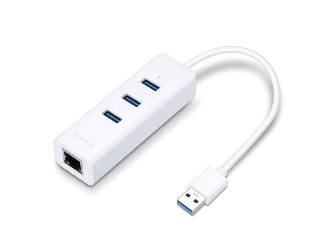 UE330 USB 3.0 3-Port Hub ve Gigabit Ethernet Adaptör USB Adaptör