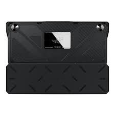ASUS ROG AZOTH EXTREME/NX SNOW/PBT/UK 75 CUSTOM OYUN KLAVYESİ, ALÜMİNYUM VE KARBON FİBER ŞASE, AYARLANABİLİR CONTA MONTAJI, ÜÇ KATMANLI SES AZALTICI, RENKLİ OLED DOKUNMATİK EKRAN, ROG NX SNOW ANAHTARLAR