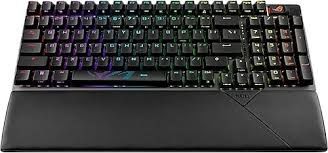 ASUS ROG STRIX SCOPE II 96 WL/NX SNOW/PBT/UK WIRELESS OYUNCU KLAVYESİ 3 FARKLI BAĞLANTI (2.4GHz RF, BLUETOOTH, KABLOLU) ROG NX SNOW MEKANİK SWITCH AURA SYNC RGB VE BİLEK DESTEĞİ İNGİLİZCE