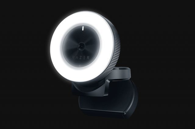 RZ19-02320100-R3M1 Kiyo Halka Işığı İle Donatılmış Masaüstü Siyah Gaming Web Kamera