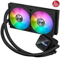 ASUS PRIME LC 240 ARGB SIVI SOĞUTUCU ÖZEL TASARLANMIŞ CPU TEMAS ALANI VE KANATÇIKLI KANALLARA SAHİP SONSUZ AYNA LENS SEÇENEKLERİ OLAN SU BLOĞU, ARGB FANLAR VE AURA AYDINLATMA 6 YIL GARANTİ