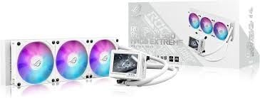 ASUS ROG RYUJIN III 360 ARGB EXTREME WHİTE SIVI SOĞUTUCU, ASETEK EMMA GEN8 V2 POMPA, YÜKSEK HAVA AKIŞI VE STATİK BASINÇ İÇİN MANYETİK ARGB FANLAR, 3.5'' LCD DONANIM TAKİBİ VE ÖZEL GIFLER - BEYAZ 6 YIL GARANTİ
