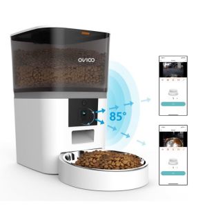 QQ005-B WiFi Camera Pet Feeder – Beyaz