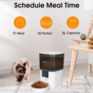 QQ005-B WiFi Camera Pet Feeder – Beyaz