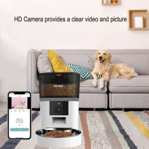 QQ005-B WiFi Camera Pet Feeder – Beyaz