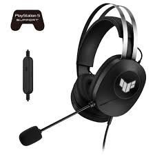 ASUS TUF GAMING H1 GEN II KULAKLIK (HAFİF 297G KABLOLU USB-A BAĞLANTISI 40MM SÜRÜCÜLER SANAL 7.1 ÇEVRESEL SES TEAM-SPEAK SERTİFİKALI MİKROFON DAYANIKLI KULAK YASTIKLARI PC VE PS5 İÇİN).