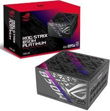 ASUS ROG-STRIX-850P TAM MODÜLER GÜÇ KAYNAĞI, 80 PLUS PLATİNUM SERTİFİKALI, ATX 3.1, GaN MOSFET, AKILLICA VOLTAJ DÜZENLEYİCİ, 10 YIL GARANTİ