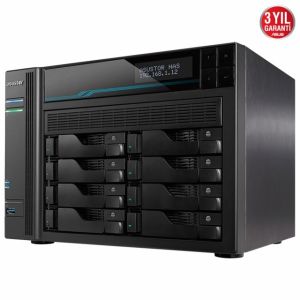 ASUSTOR AS6508T INTEL C3538 8 YUVALI (8X22TB DESTEĞİ) 8GB DDR4(64GB RAM DESTEĞİ) M.2 X2 10GBE X2 2.5 GBE X2 USB 3.2 X2