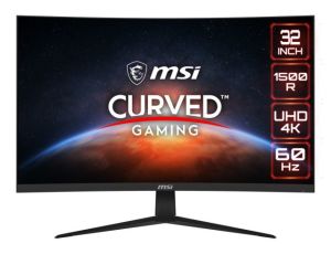 MSI 31.5 G321CUV CURVE 1500R VA 3840x2160 (UHD) 16:9 60HZ ADAPTIVE-SYNC GAMING MONITOR