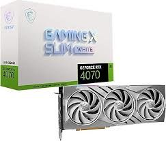MSI VGA GEFORCE RTX 4070 GAMING X SLIM WHITE 12G RTX4070 12GB GDDR6X 192B DX12 PCIE 4.0 X16 (3XDP 1XHDMI)