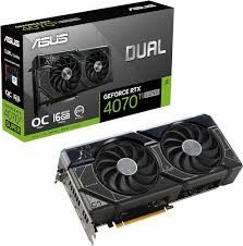 ASUS DUAL-RTX4070TIS-O16G NVIDIA 16GB GDDR6X 256bit 2640MHz 2xHDMI 3xDP RGB DLSS3 EKRAN KARTI