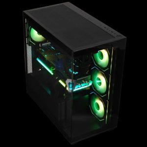 BFC-CETB60KKGSK-4F CETO Premium Black 4FRGB +600w white Psu