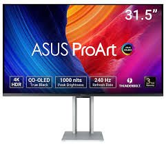 ASUS ProArt PA32UCDM 31.5 OLED 3840x2160 0.1ms 240Hz 250cd Hoparlör VESA 3YIL