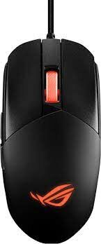 ASUS ROG STRIX IMPACT III KABLOLU HAFİF 12000 DPI SENSÖR 5 FARKLI PRIGRAMLANABİLİR TUŞ DEĞİŞTİRİLEBİLİR SWITCH ÖRGÜLÜ KABLO FPS OYUNCU MOUSE