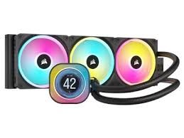 CORSAIR CW-9061008-WW iCUE LINK H150i LCD 360 mm RADYATÖR RGB AYDINLATMA SIVI CPU SOĞUTUCUSU (Intel 1700 Intel 1200 Intel 1150 Intel 1151 Intel 1156 Intel 2011 Intel 2066 AMD AM4 AMD AM5 AMD Str4)