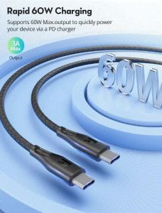 RP-CB1029 60W Fast charging Type-C to C Cable 1.2m