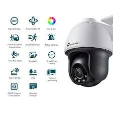 TP-LINK VIGI C540S 4MP 4MM LENS 30 METRE 7/24 FULL COLOR İNSAN/ARAÇ ALGILAMA KİŞİ TAKİP PAN&TILT KAMERA