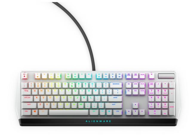 545-BBCH Alienware 510K Low profile RGB Mechanical Gaming Keyboard AW510K Luna