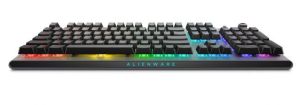 545-BBFL Alienware Üç Modlu Kablosuz Oyun Klavyesi AW920K ABD QWERTY siya