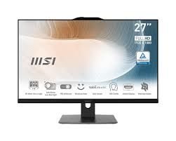 MSI MODERN AM272P 12M-861EU 27 FHD 16:9 (1920X1080) I5-1235U 8GB DDR4 512GB SSD W11PRO SIYAH AIO PC