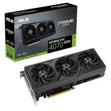 ASUS PRIME-RTX4070S-O12G NVIDIA GEFORCE RTX 4070 SUPER 12GB GDDR6X 192bit 2565MHz OC HDMI 3xDP DLSS3 EKRAN KARTI