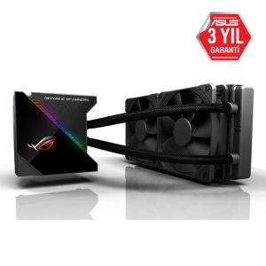 ASUS ROG RYUJIN 240 OLED AURA SYNC RGB 2X NOCTUA İPPC 2000 PWM 120MM FAN SIVI CPU SOĞUTUCUSU 