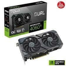 ASUS GEFORCE RTX 4060 TI 16G DUAL RTX4060TI O16G 16GB GDDR6 128bit 2625MHz OC HDMI 3xDP DLSS3 EKRAN KARTI
