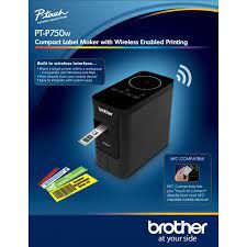 BROTHER P-TOUCH PT-P750W 6 - 24MM BASKI TZE SERİSİ ETİKET YAZICI BİLGİSAYAR BAĞLANTILI MASA ÜSTÜ WİRELESS NFC