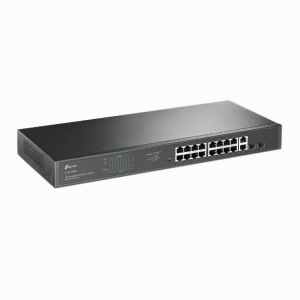 TL-SL1218MP 16-Port 10/100Mbps + 2-Port Gigabit Unmanaged PoE Switch