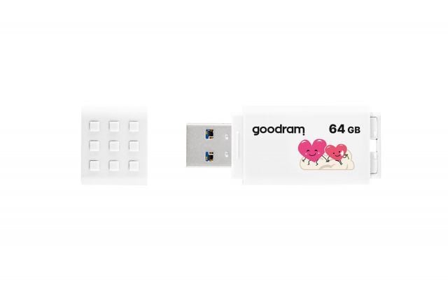 UME3-0640W0R11-V 64GB USB 3.2 GEN 1 60MB/s Okuma ile 20MB/s yazma hızlı beyaz usb bellek