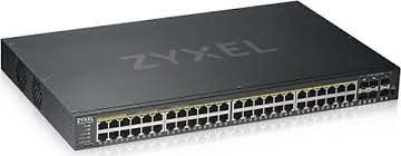 ZYXEL NEBULA GS1920-48HP V2 44 PORT 10/100/1000 + 4xSFP L2 YÖNETİLEBİLİR HYBRID POE SWITCH (375 WATT)