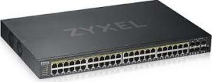 ZYXEL NEBULA GS1920-48HP V2 44 PORT 10/100/1000 + 4xSFP L2 YÖNETİLEBİLİR HYBRID POE SWITCH (375 WATT)