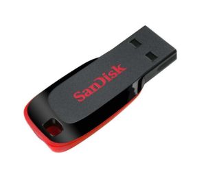 SDCZ50-064G-B35 64GB, USB 2.0, Blade, Flash Bellek