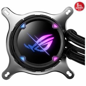 ASUS ROG STRIX LC II 360 ARGB AURA SYNC RGB 120MM*3 ADRESLENEBİLİR RGB FAN CPU SIVI SOĞUTUCUSU V3