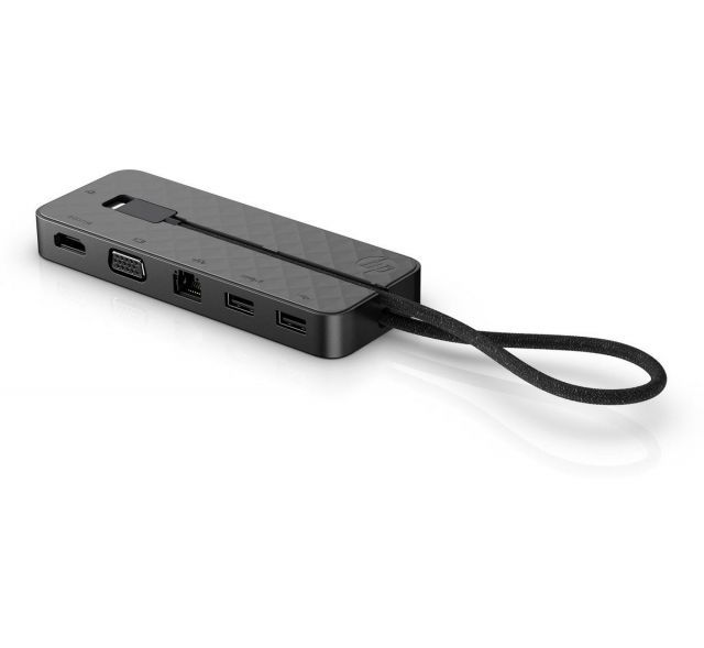 1PM64AA USB-C Mini Kablolu Yerleştirme İstasyonu Siyah
