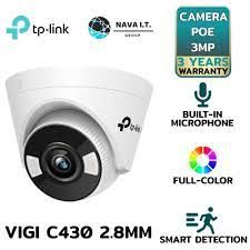 TP-LINK VIGI C430(2.8MM) 3MP FULL-COLOR TURRET NETWORK KAMERA
