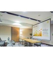 LiteOut 240x200 cm Motorlu Kumandalı Projeksiyon Perdesi