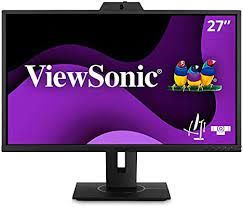 VIEWSONIC VG2740V WORKPRO MONITOR 27 5MS 60HZ IPS 1920X1080 FHD 300 VGA HDMI DP 16:9 80M:1 16.7M HOPARLOR WEBCAM+MIKROFON FLICKER FREE MAVI ISIK FILTRESI TILT SWIVEL PIVOT YUKSEKLIK AYARI VESA ENERGY STAR TCO EPEAT